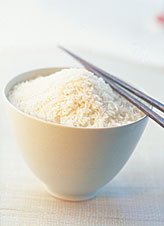 Bowl of white rice